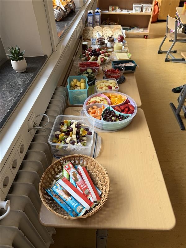 Osterfrühstück bei den Fröschen